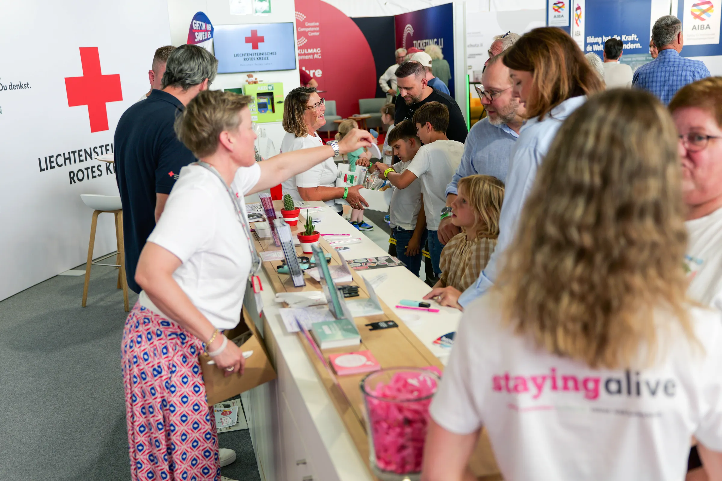 Gemeinschaftsstand mit der Krebshilfe Liechtenstein und Pink Ribbon an der LIHGA 2026